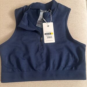 Women’s Best Zip crop top